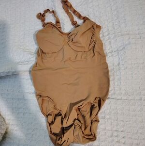 SKIMS Tan Shapewear Bodysuit